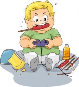 obese child cartoon